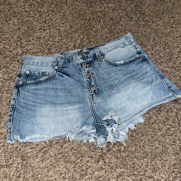pistola Pants - Pistola Denim Frayed Hem Women Shorts